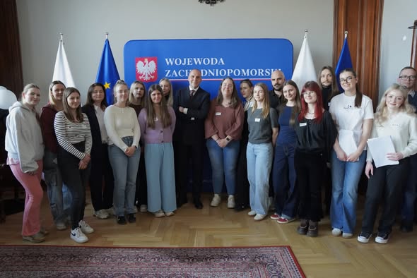 Studenci Wydziału Nauk Ścisłych i Przyrodniczych z wizytą studyjną w Zachodniopomorskim Urzędzie Wojewódzkim